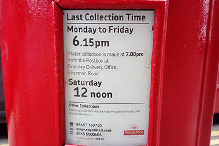 Elmfield Road Bromley Postbox Collection Times Royal Mail