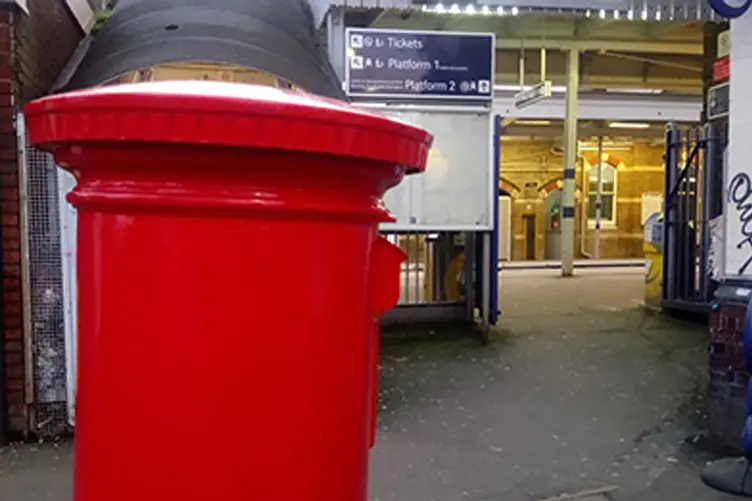 Postbox Collection Time Penge East Station